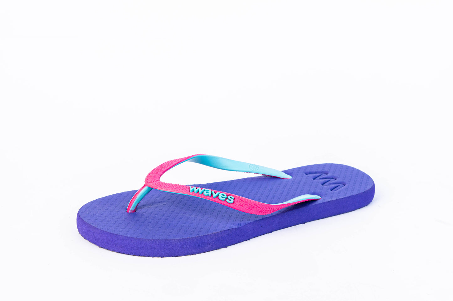 Waves Neon Blue Chanclas