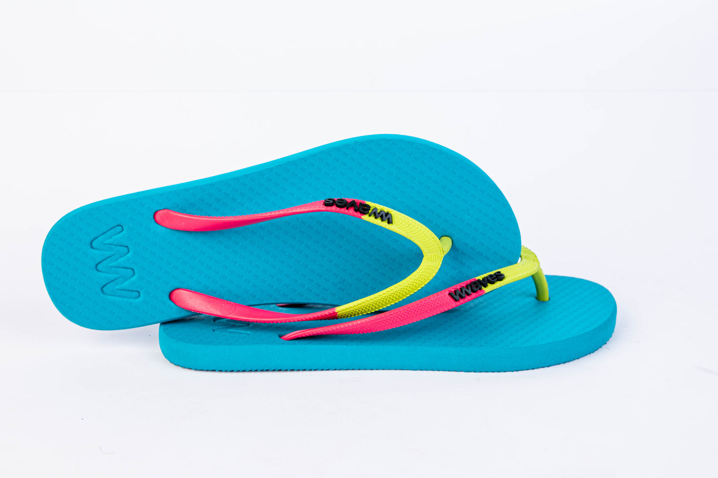 Waves Neon Green Chanclas