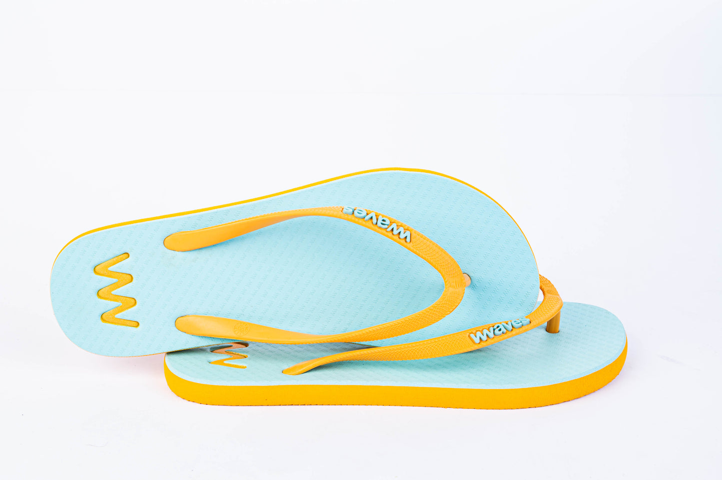 Waves Naranja y menta Chanclas