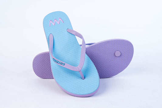 Waves Azul Pastel Chanclas